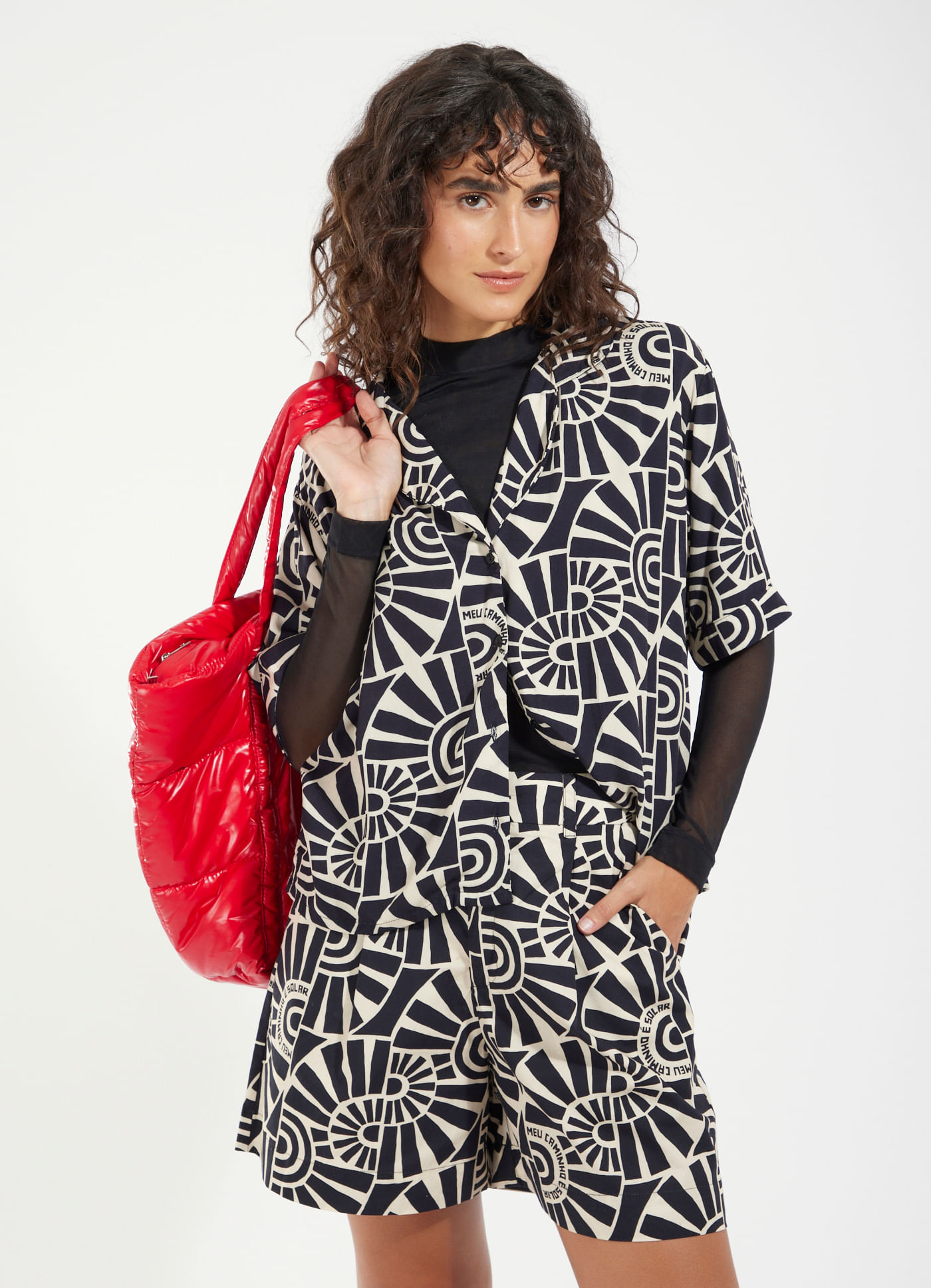 Camisa estampada soleil