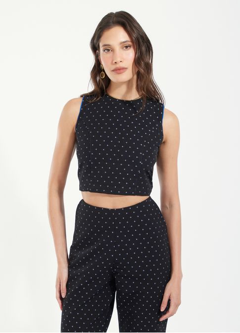 Regata shell viscose jacquard picote