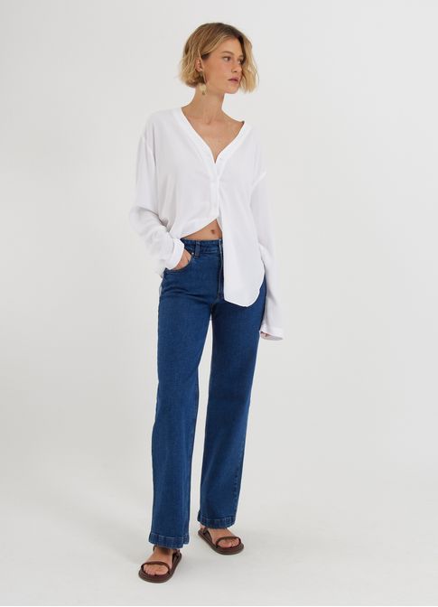 Calça jeans super reta cantão 1967 jeans