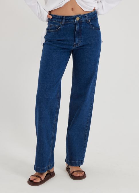 Calça jeans super reta cantão 1967 jeans