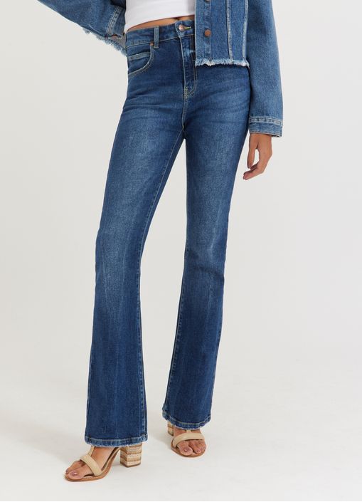 Calça jeans bootcut push up jeans