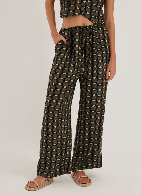Calça estampada louise