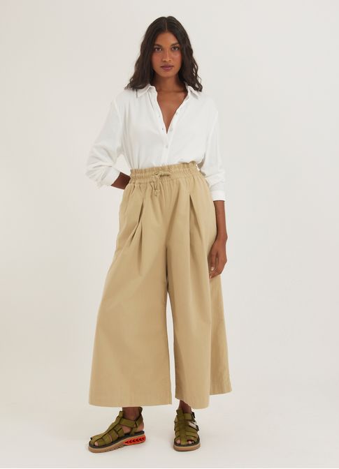 Calça sarja tokyo areia