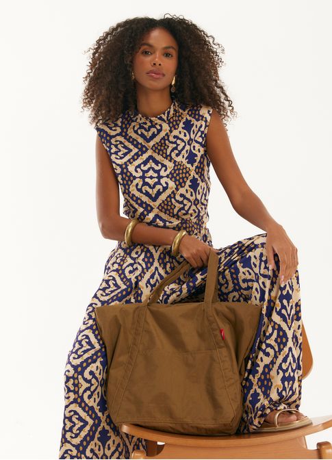 Bolsa super nylon bag caqui