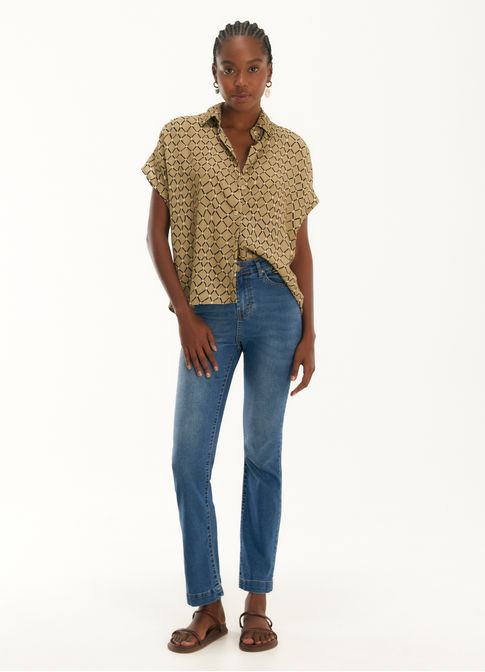 Calça jeans reta comfort cantão 1967 jeans