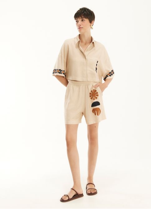 Short estampado atami