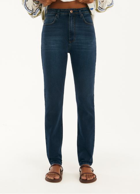Calça skinny comfort mar noturno jeans