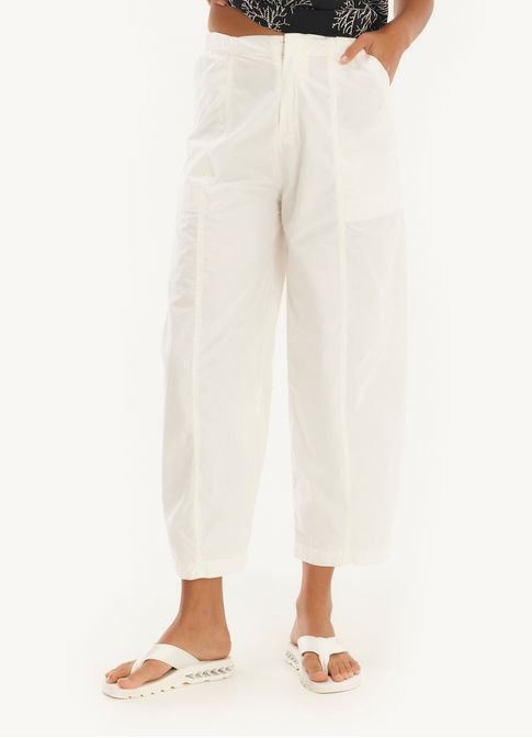 Calça sarja curve off white