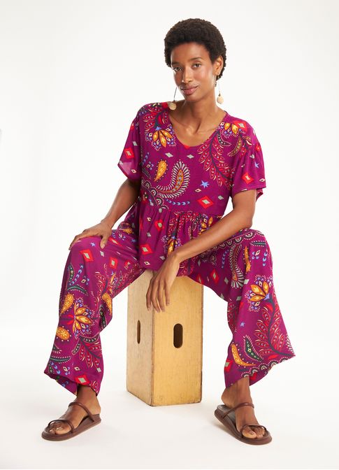Bata estampada dakar