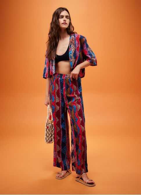 Calça estampada marrakesh