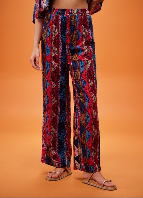 Calça estampada marrakesh