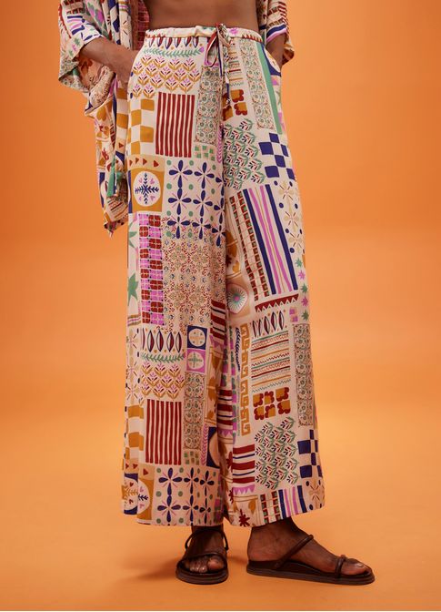Calça estampada attarine