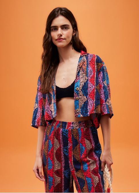 Camisa estampada marrakesh