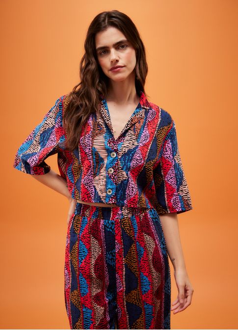 Camisa estampada marrakesh