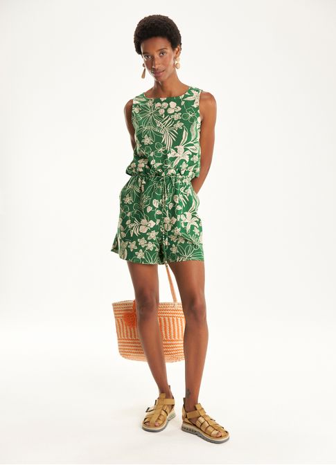 Short estampado sahy verde