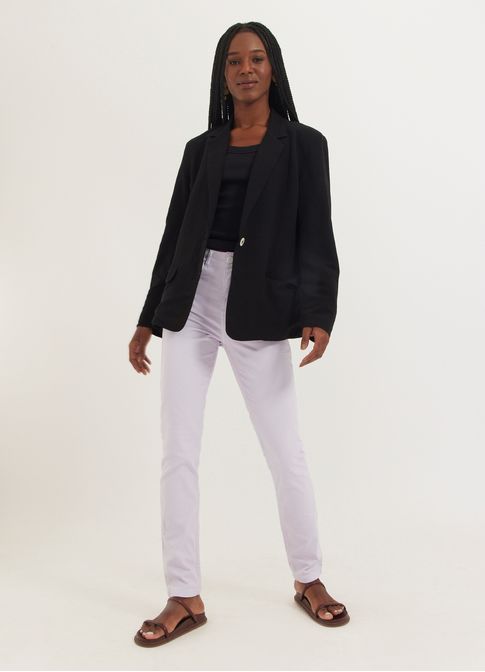 Calca sarja a skinny ultra comfort lilás