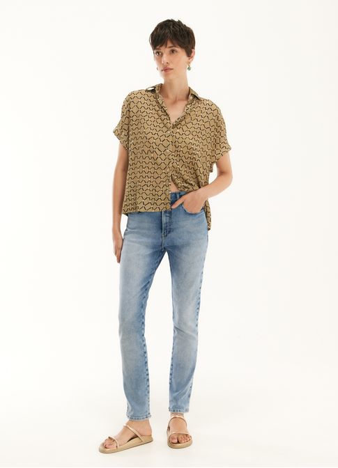calca jeans i skinny comfort jeans