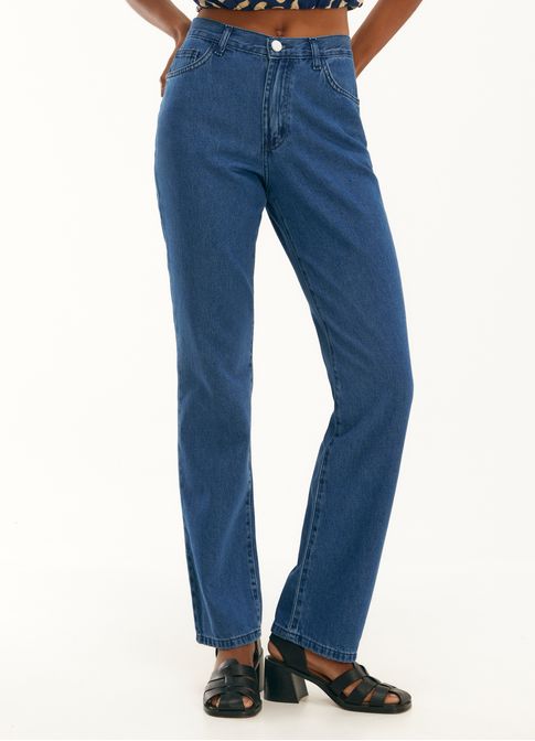 Calca jeans i reta 2 lavagens jeans