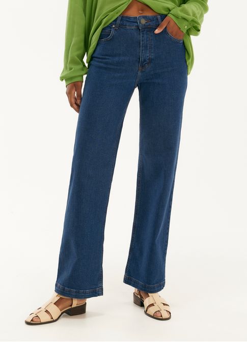 Calca jeans a super reta cantao 1967 jeans