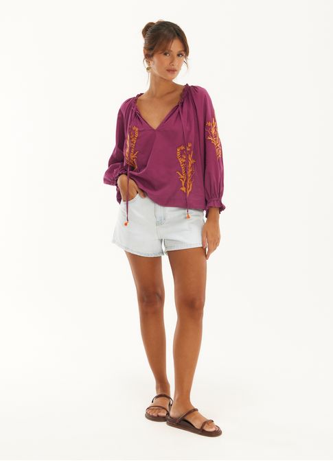 Short jeans 2 lavagens jeans