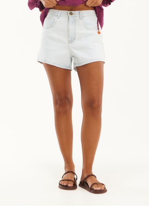 Short jeans 2 lavagens jeans