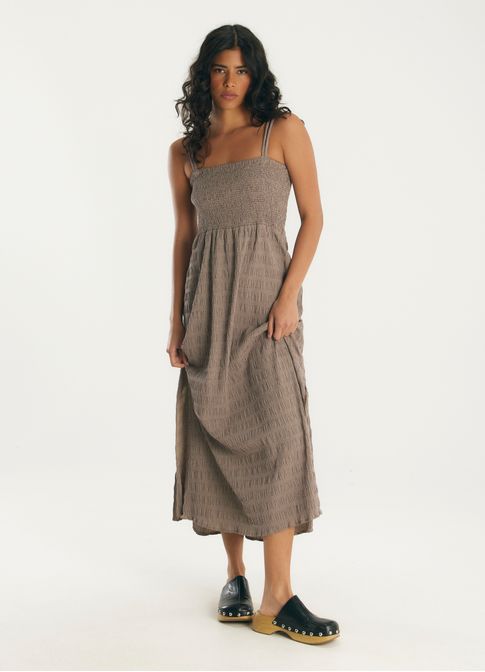 Vestido vichy lastéx