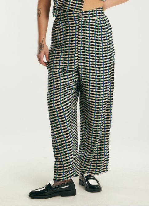 Calça estampada sevilha