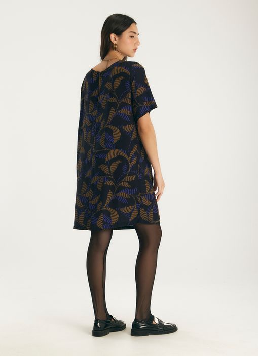 Vestido t-shirt dress estampado salsa