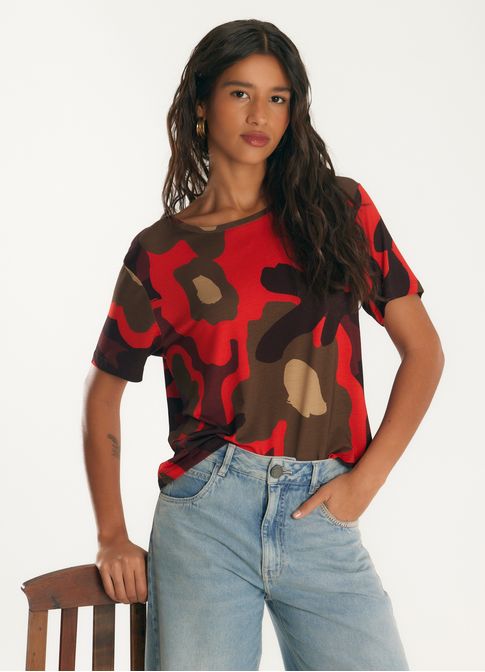 Blusa digital estampada valentina