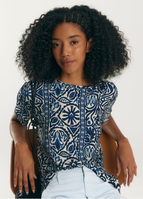 Blusa digital estampado valência