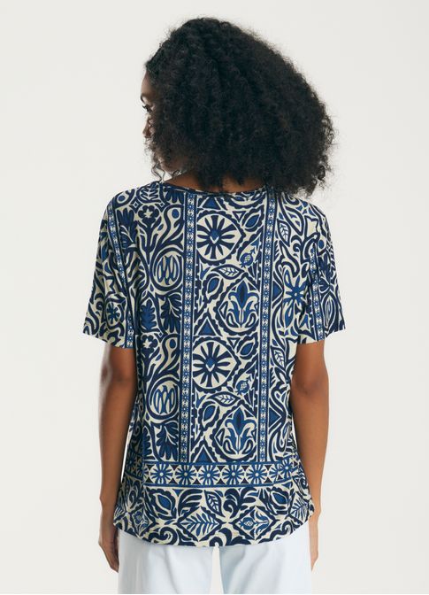 Blusa digital estampado valência