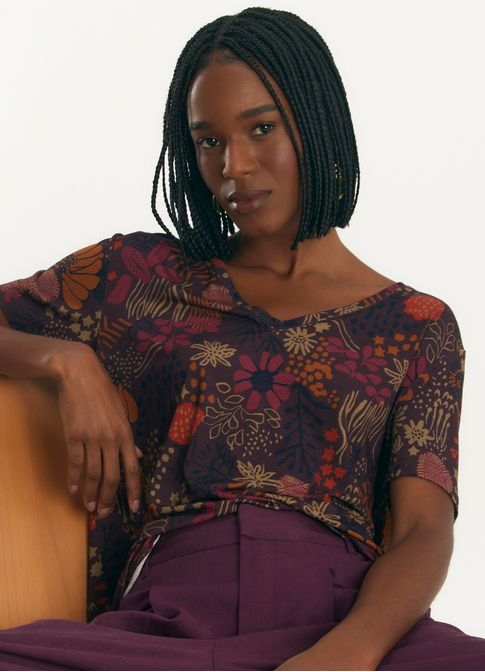 Blusa digtal estampada segóvia