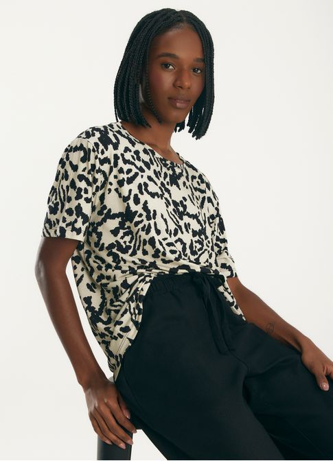 Blusa digtal estampada onza