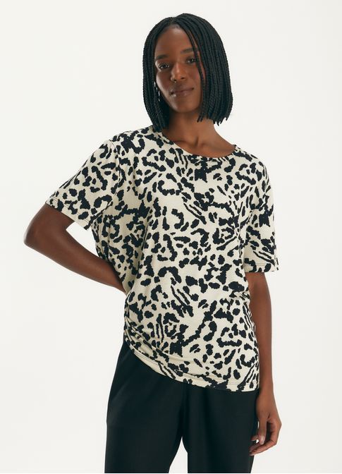 Blusa digtal estampada onza