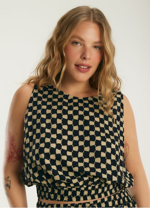 Blusa estampada losas