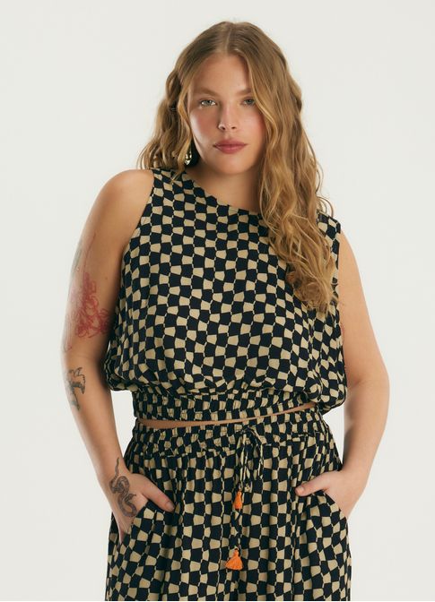Blusa estampada losas