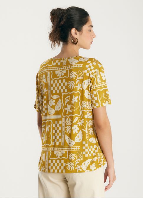 Blusa digital estampada barrio