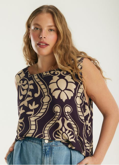 Blusa estampada pilar