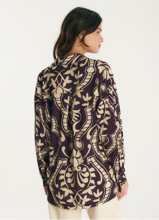 Camisa com top estampado pilar