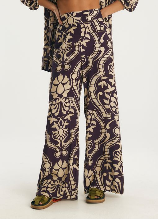 Calça estampada pilar