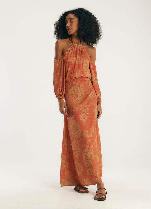 Vestido longo est rosalia