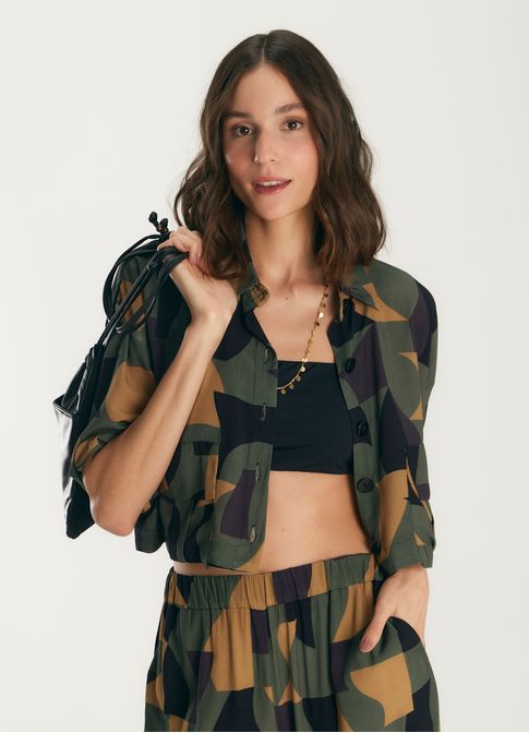 Camisa estampada rambla