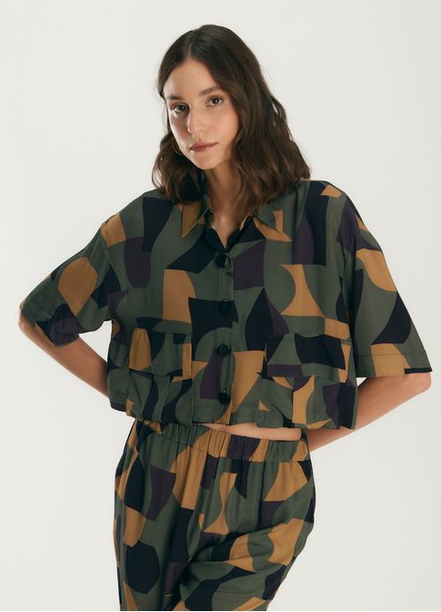 Camisa estampada rambla