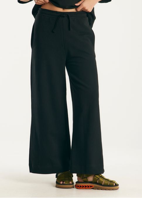 Calça moletom básico preto