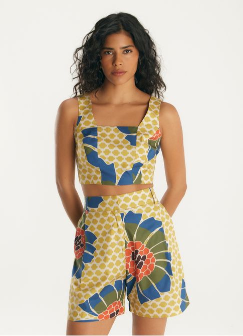 Top estampado túria