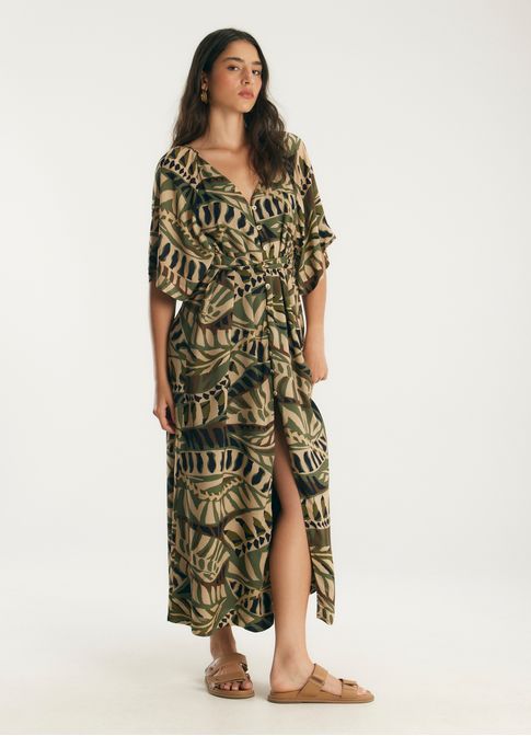 Vestido kimono estampado guell