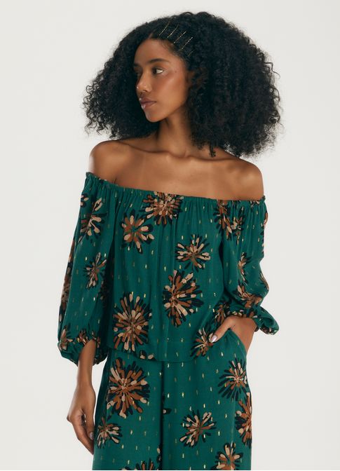 Blusa estampada fiesta