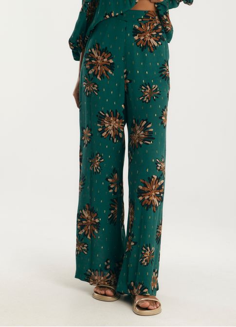 Calça estampada fiesta
