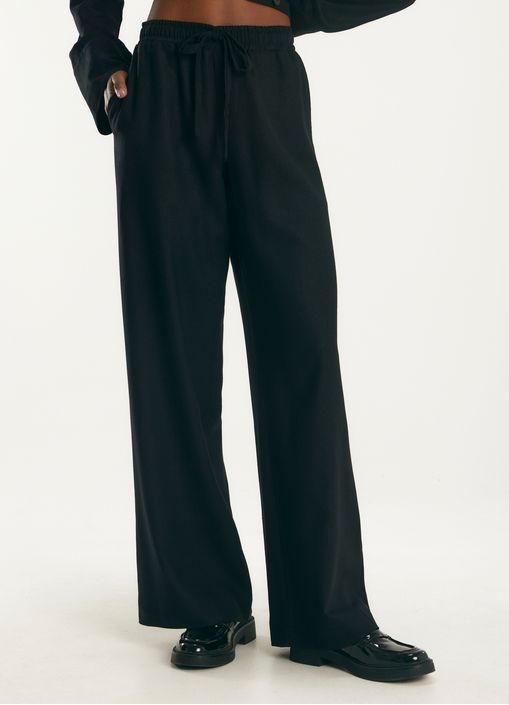 Calça linho leve preto
