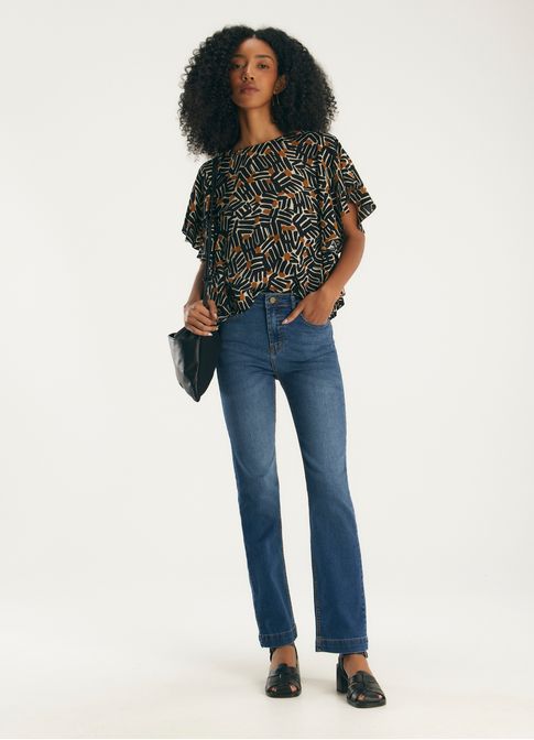 Calça jeans reta comfort cantão 1967 jeans